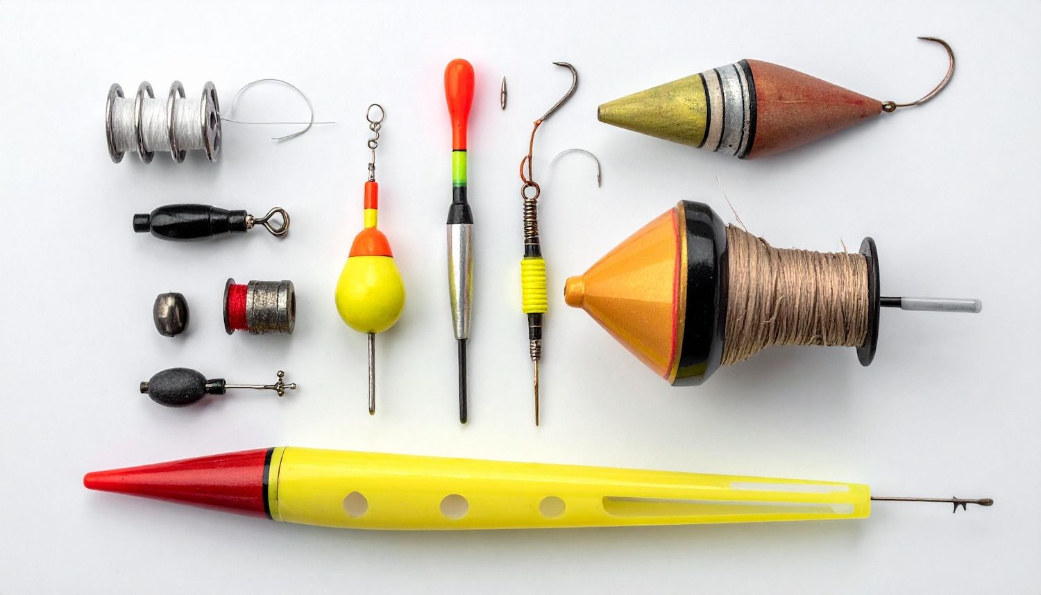 ウキ釣り仕掛けの各パーツ一覧